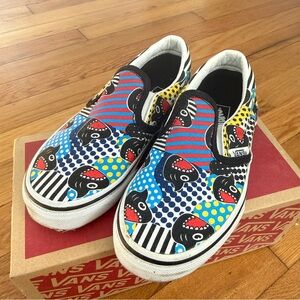 Vans Classic Slip-on Shark Week Kids Vans Size 12 Phin/True Wht